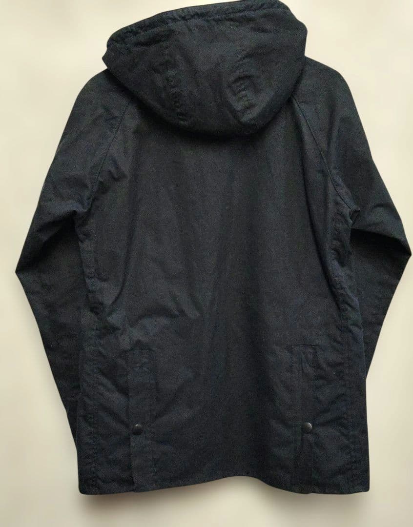 美品 Barbour オイルド フーデッドビデイル コーデュロイフード付き