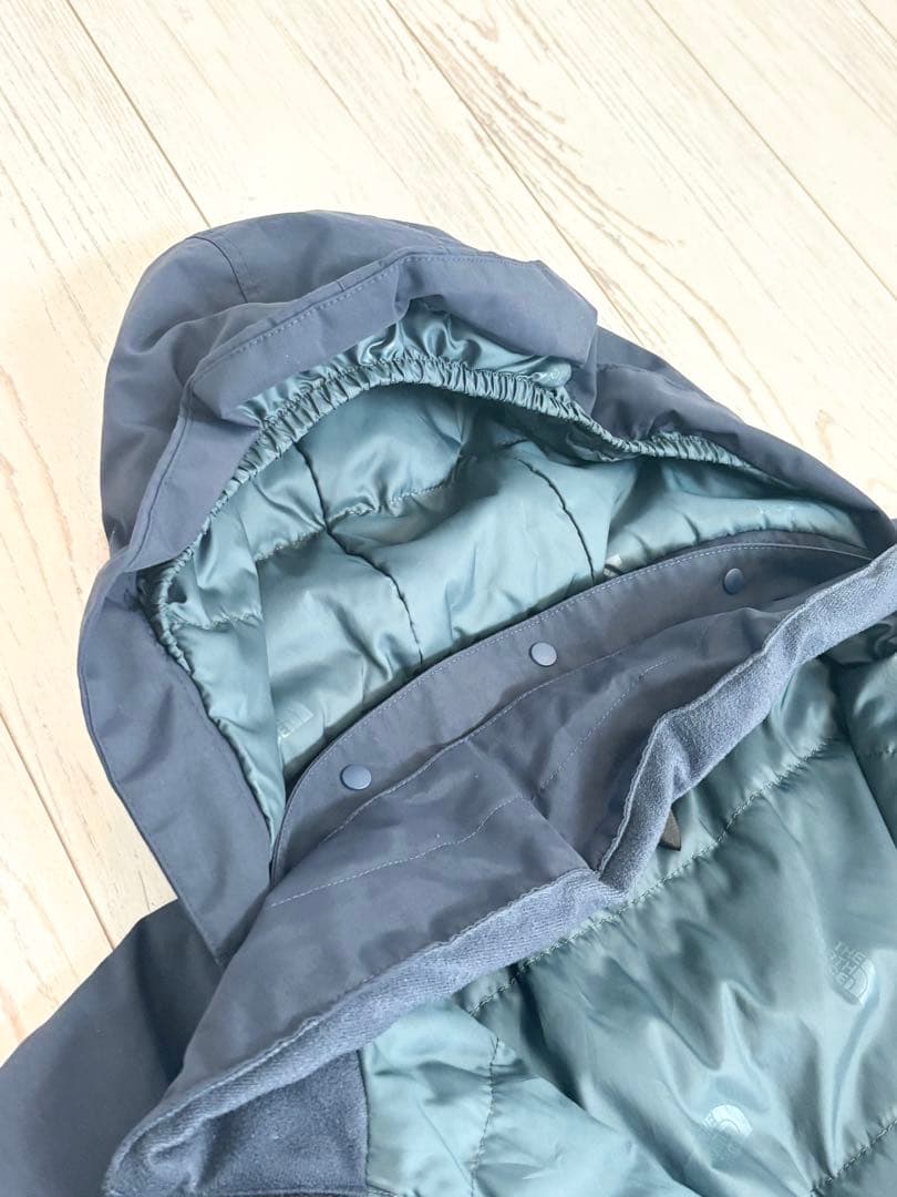 【ハイシーズン前にちょっとお値下げ】110大人気ノースフェイス子供スキーウェア紺