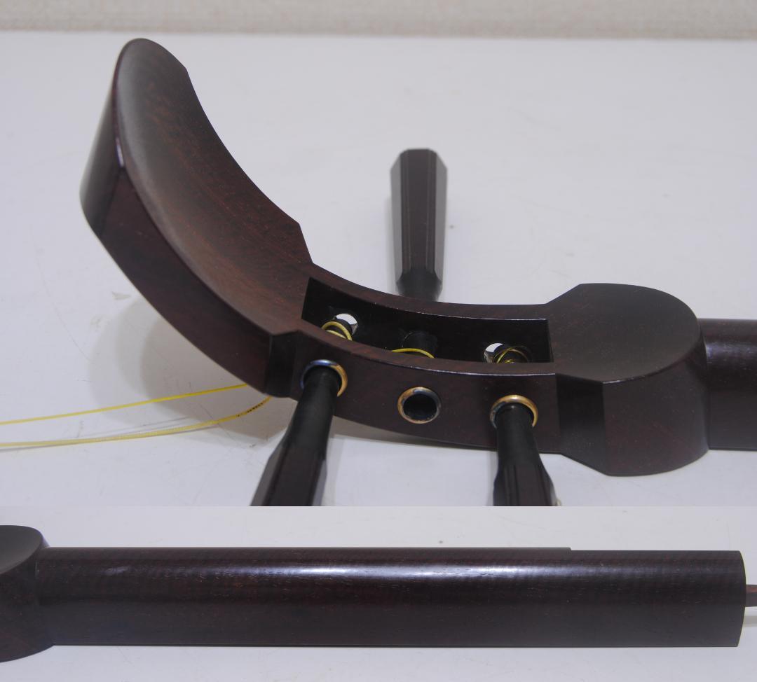 三味線 銀細 子持ち綾杉胴 中古 本体