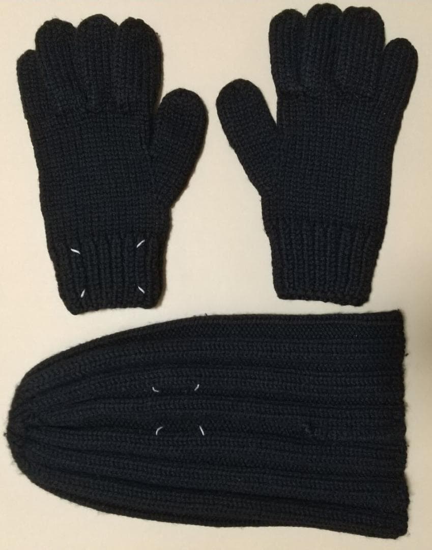 初期 マルタンマルジェラ 10 ニットキャップ＆グローブ ニット帽 手袋