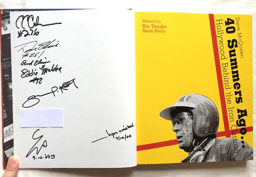 ビンテージ 40 Summers ago...サイン入り 写真集 ポスター付き