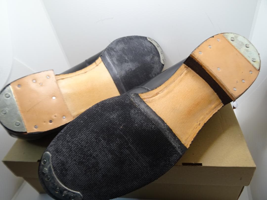 エ*オ様 新品チェコ軍オフィサーサービスシューズポストマンシューズ28.5cm黒