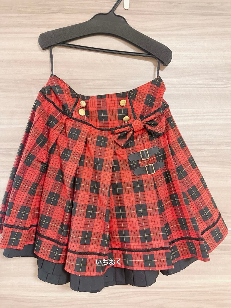 Angelic pretty タータンチェックレッスン　スカート