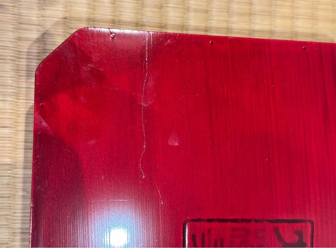 塗師 堅地屋清兵衛 作 飛騨紅春慶塗 大徳寺弁当箱 10客 縁高 共箱 茶懐石