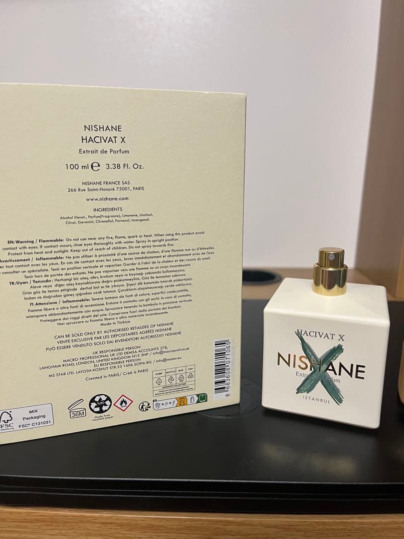 香水(ユニセックス) Nishane Hacivat X 100ml