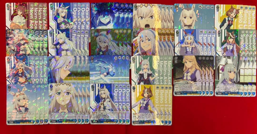 ヴァイス　ウマ娘 シンデレラグレイ　RR以下　4コン　一部SR