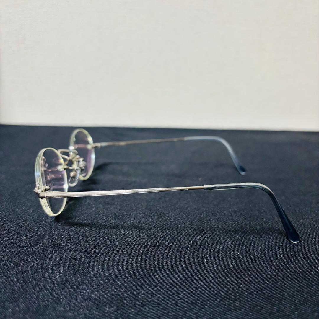 R*様 美品 白山眼鏡 TITANIUM A5 リムレス 眼鏡