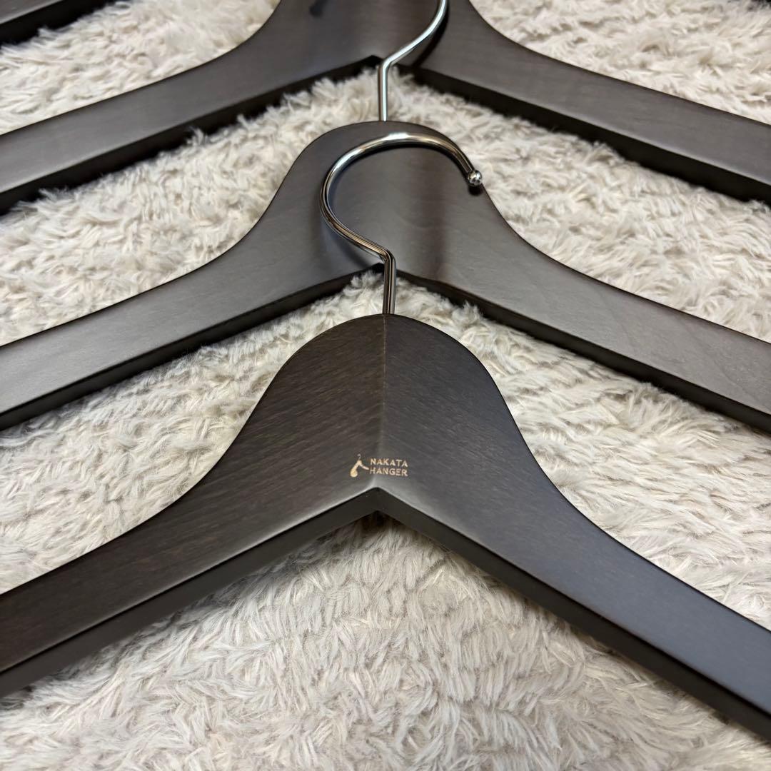 【ナカタハンガー】【4本組】【セット】【バラ売OK】幅 420mm 厚 15mm
