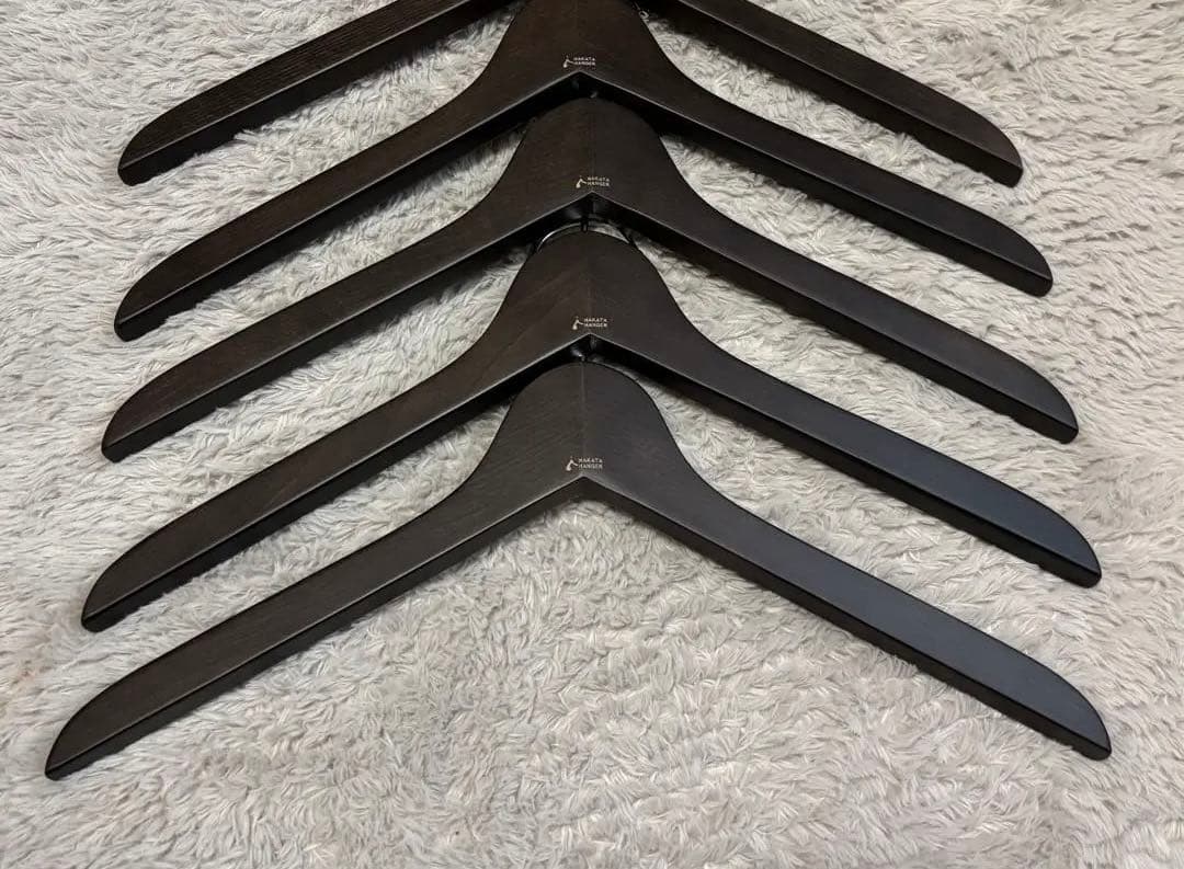 【ナカタハンガー】【4本組】【セット】【バラ売OK】幅 420mm 厚 15mm