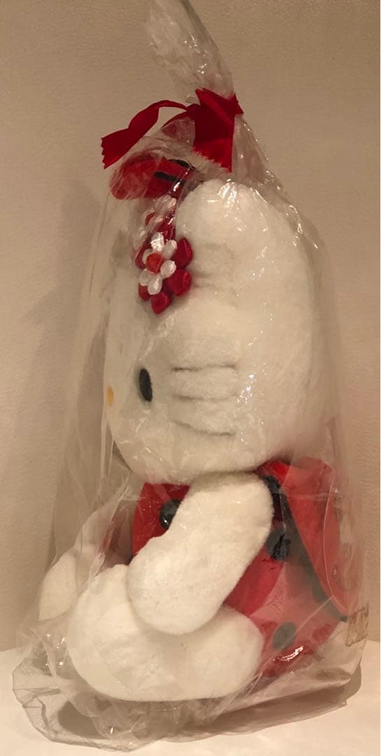 ハローキティ ぬいぐるみ テントウムシ 2000年 新品タグ付き