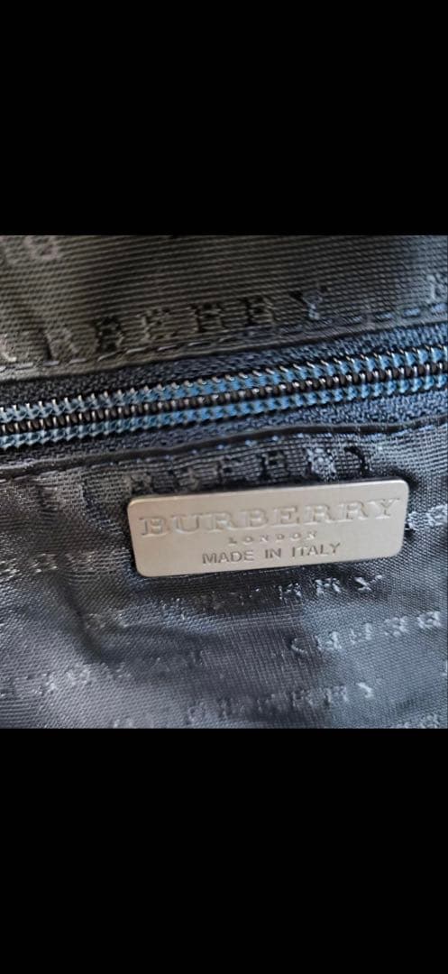 BURBERRY LONDON ボストンバッグ 2way ネイビー