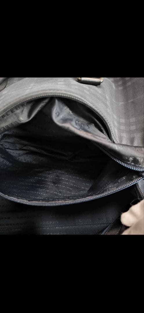 BURBERRY LONDON ボストンバッグ 2way ネイビー