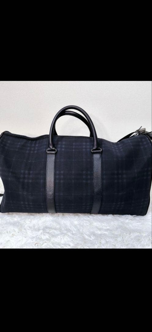 BURBERRY LONDON ボストンバッグ 2way ネイビー