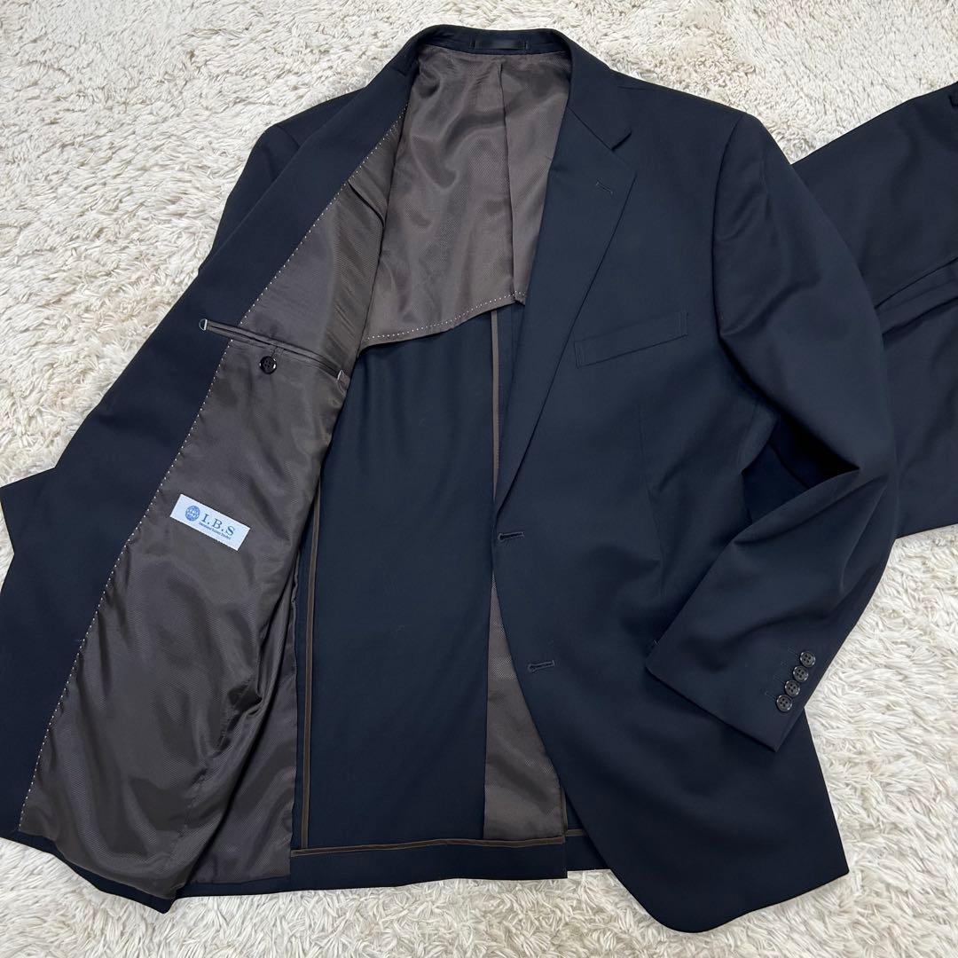 美品 i.b.s はるやま　スーツ BB7 大きいサイズ ネイビー セットアップ