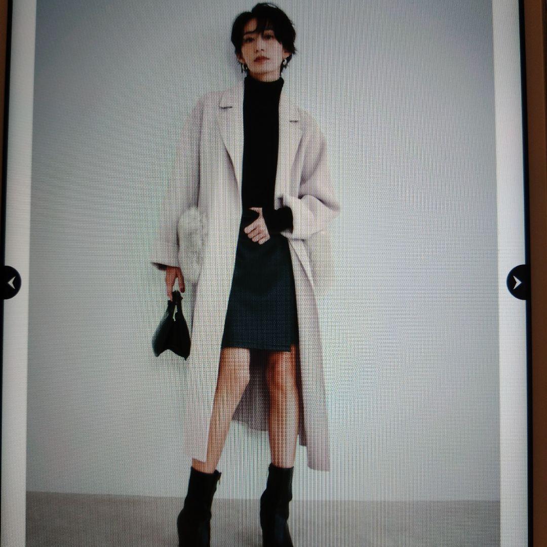 新品未使用タグ付　Arpege story　フェイクレザーラップミニスコート