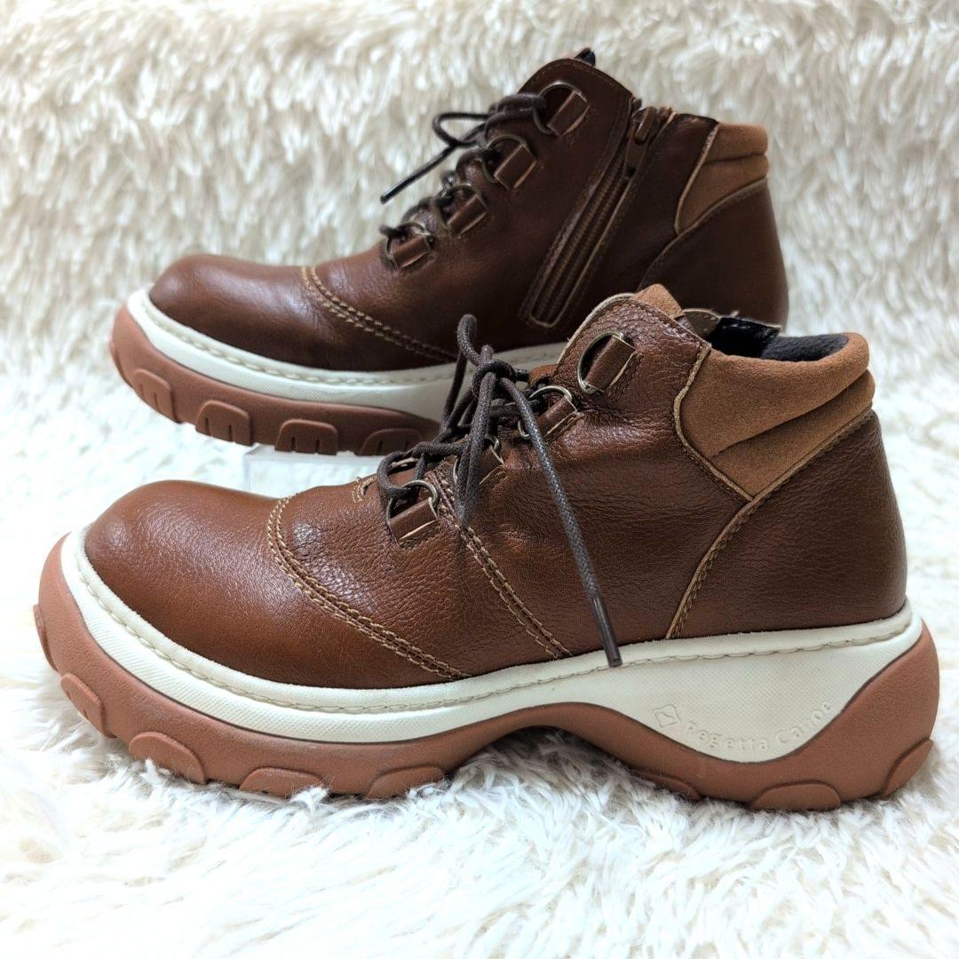 【極美品】リゲッタ カヌー アボット レースアップ サイドジップ 25.0cm