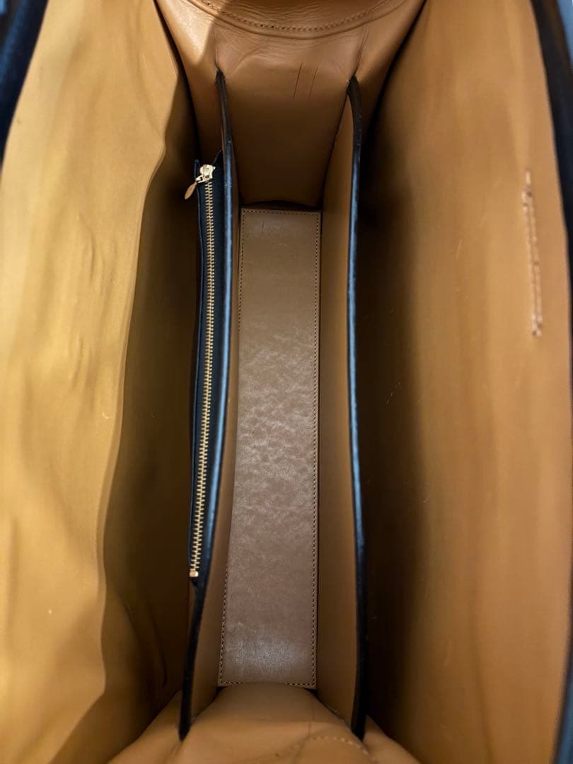 【岡ちゃん専用 】【美品】万双 ダレスバッグ 三つマチ ブラック