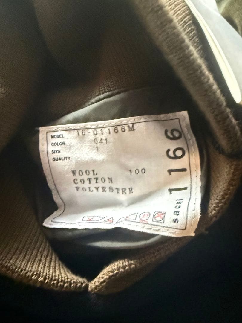 sacal ネイビー ポケットセーター M 新品タグ付き