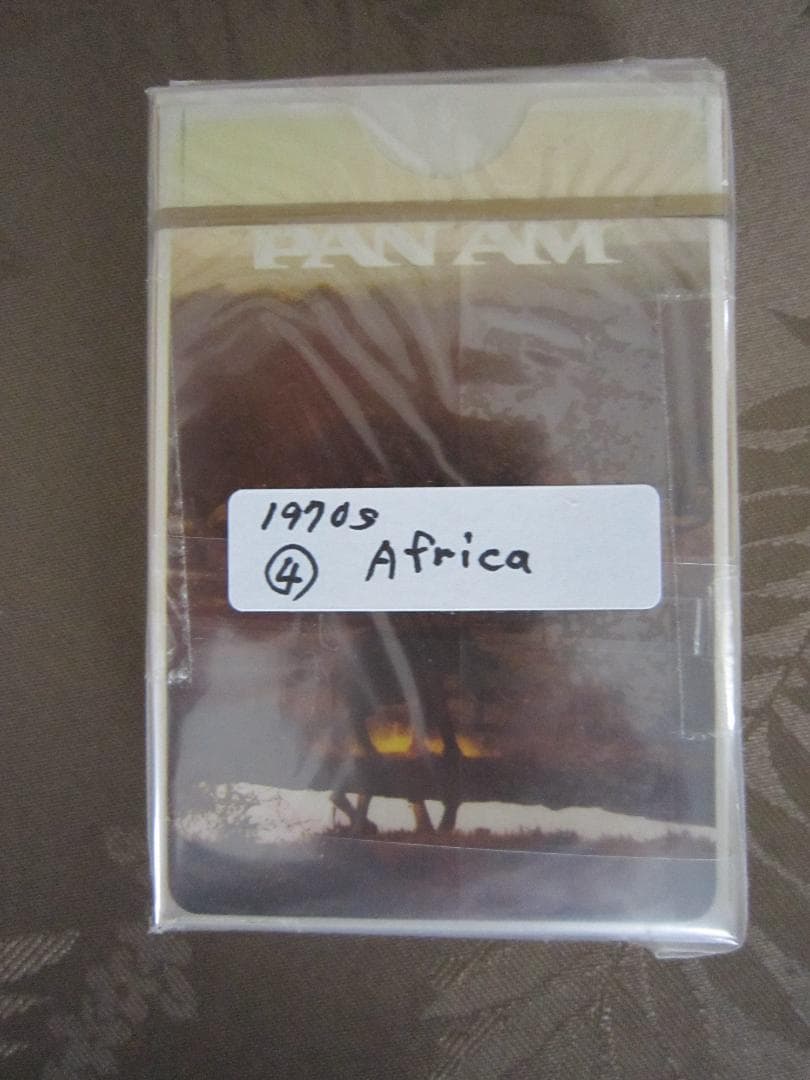 未開封　1970年代　パンナム　トランプ　5個　パンアメリカン航空　PAN　AM