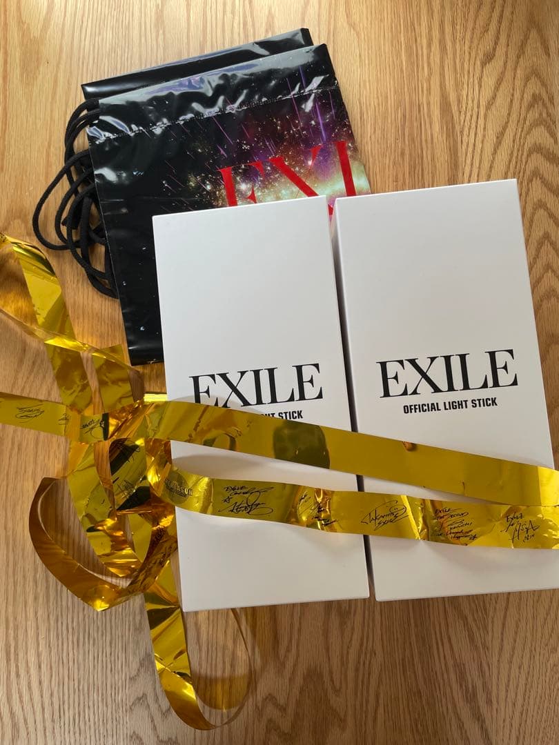 EXILE 公式ライブ ペンライト2本 金テープ付き⭐︎