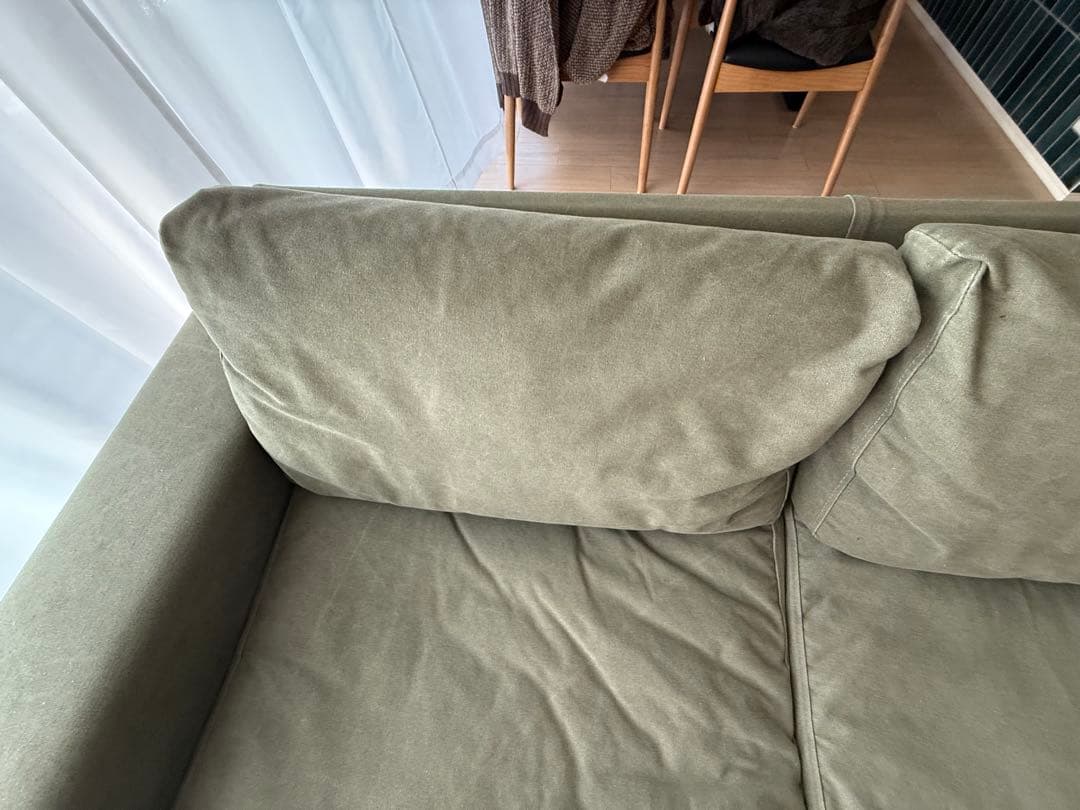 ☆特価☆ CRASHGATE バレットソファ キャンバスグリーン 2.5人掛け