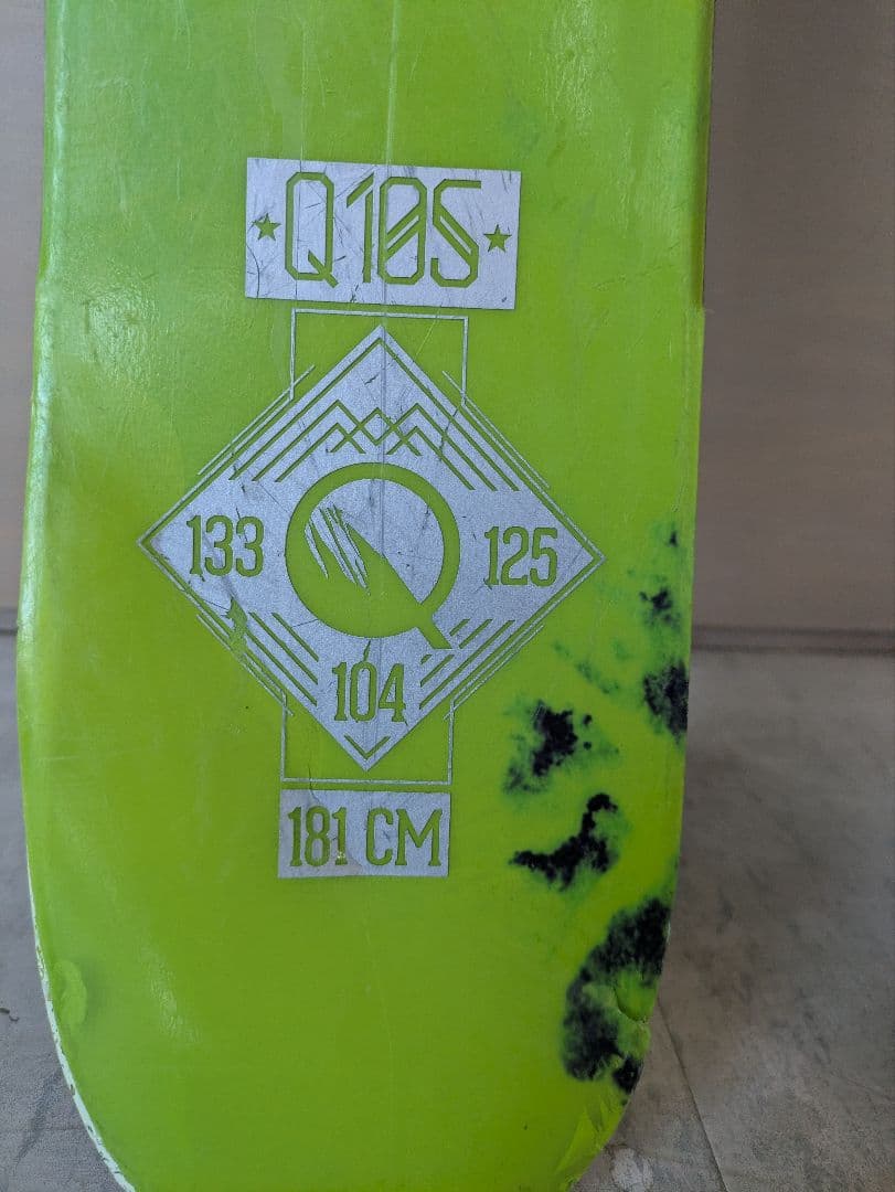 Salomon スキー 板 グレー/グリーン