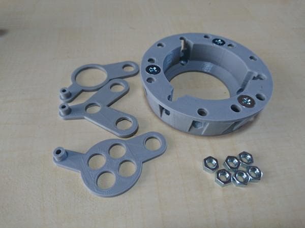 スラマス T500RS専用 実車ステアリング装着アダプタ 全ボタン可！