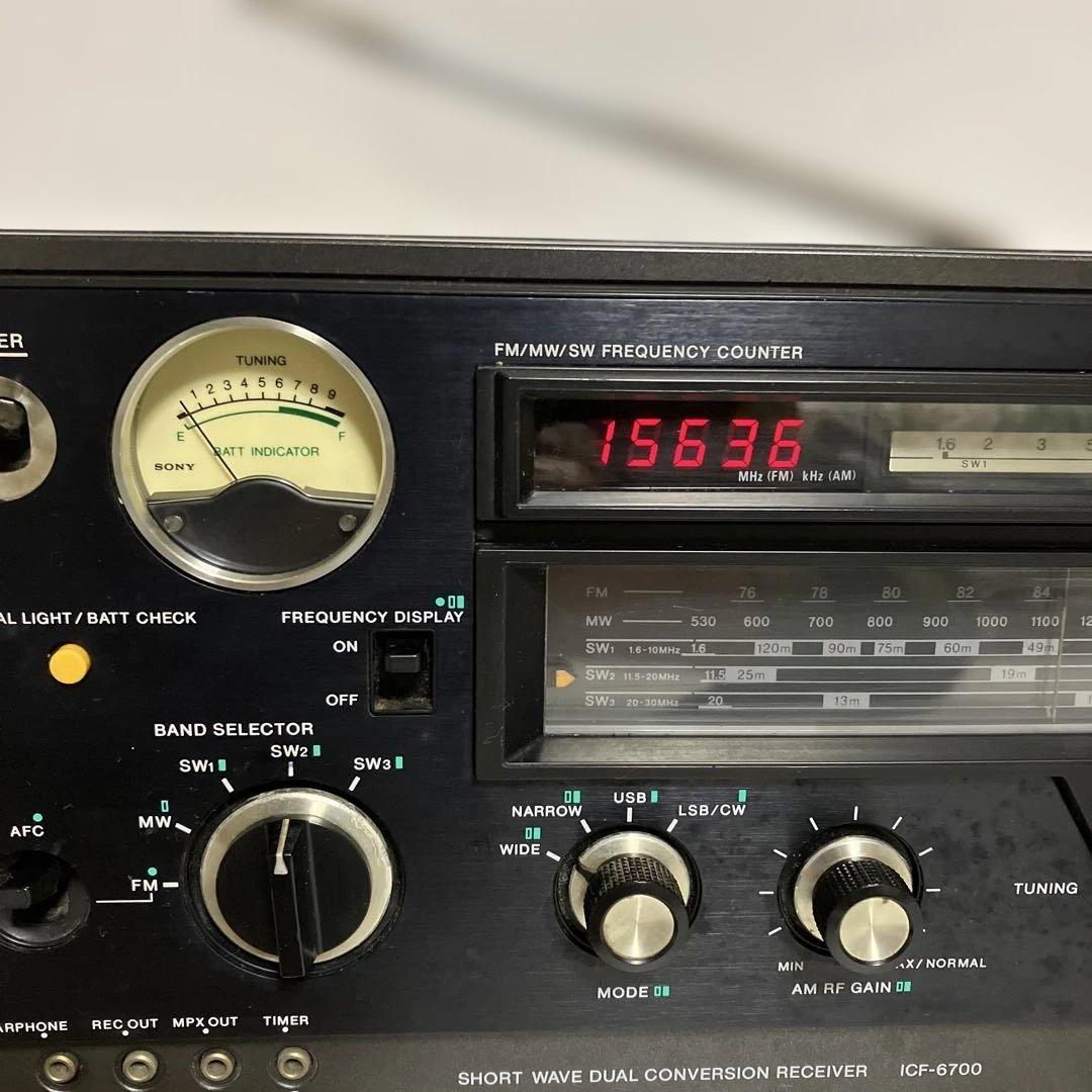 ソニーＢＣＬラジオ　ＩＣＦー６７００　　　　動作品