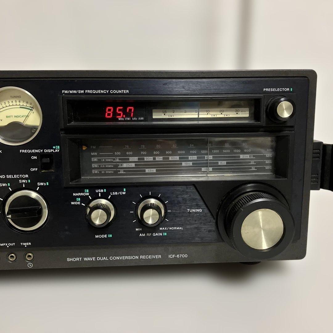 ソニーＢＣＬラジオ　ＩＣＦー６７００　　　　動作品