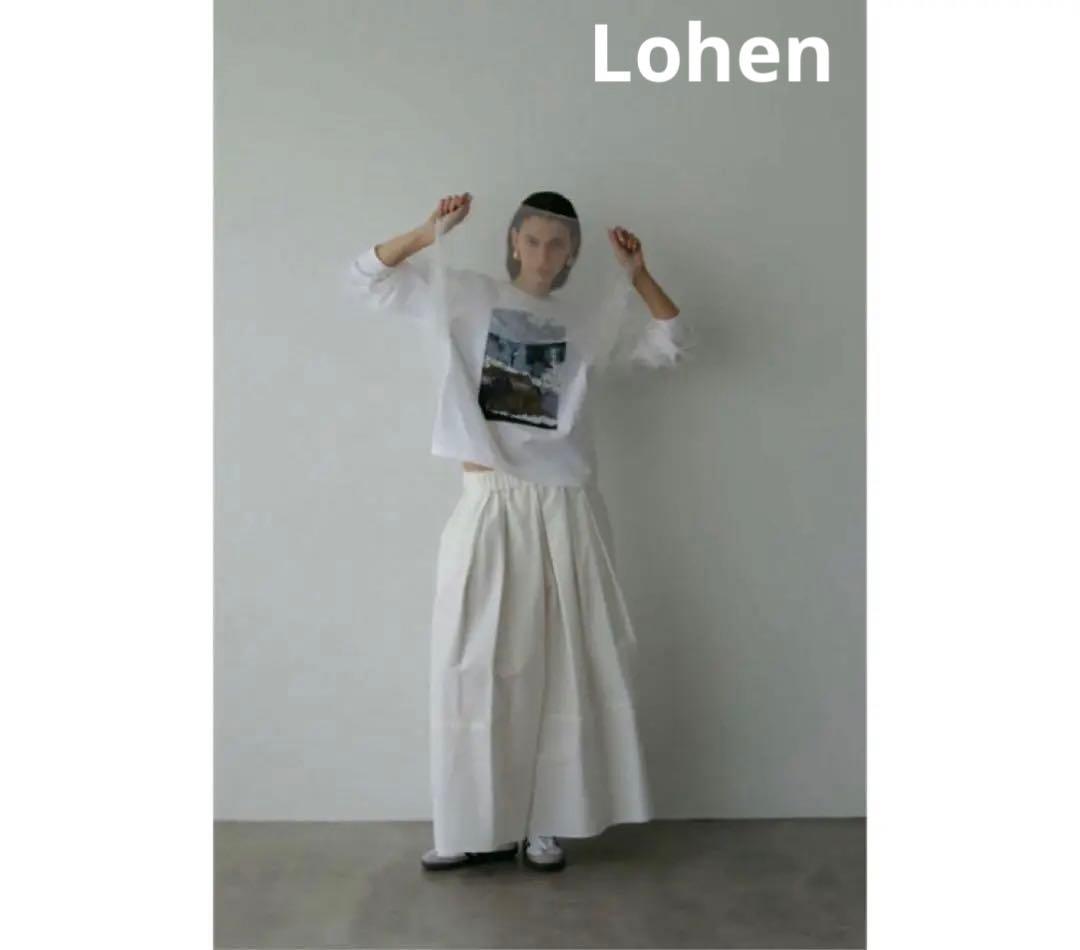 ローヘン　LOHEN スカートパンツ　ホワイト
