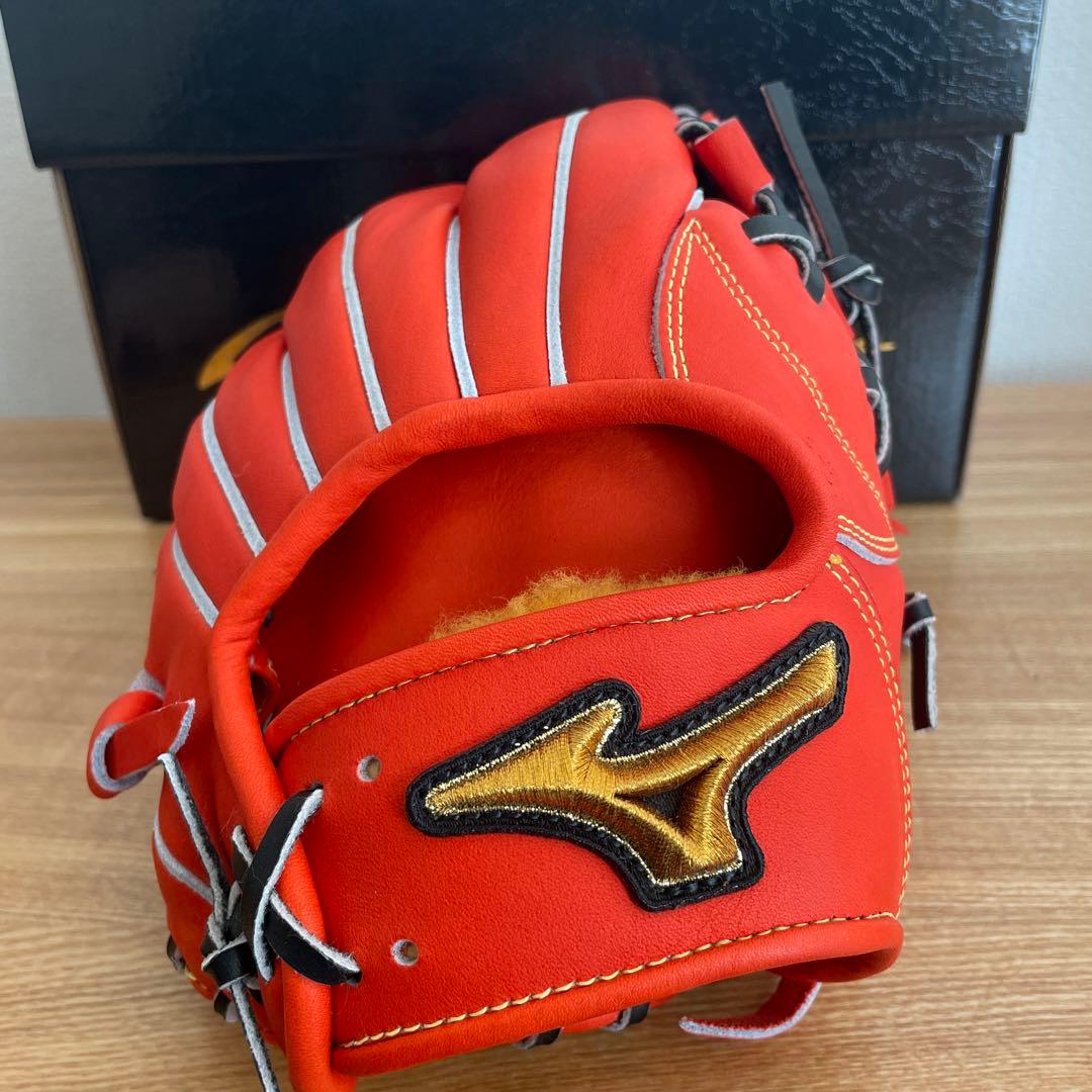 ミズノプロ　硬式用　グラブ　内野　グローブ　高校野球対応　湯もみ済み