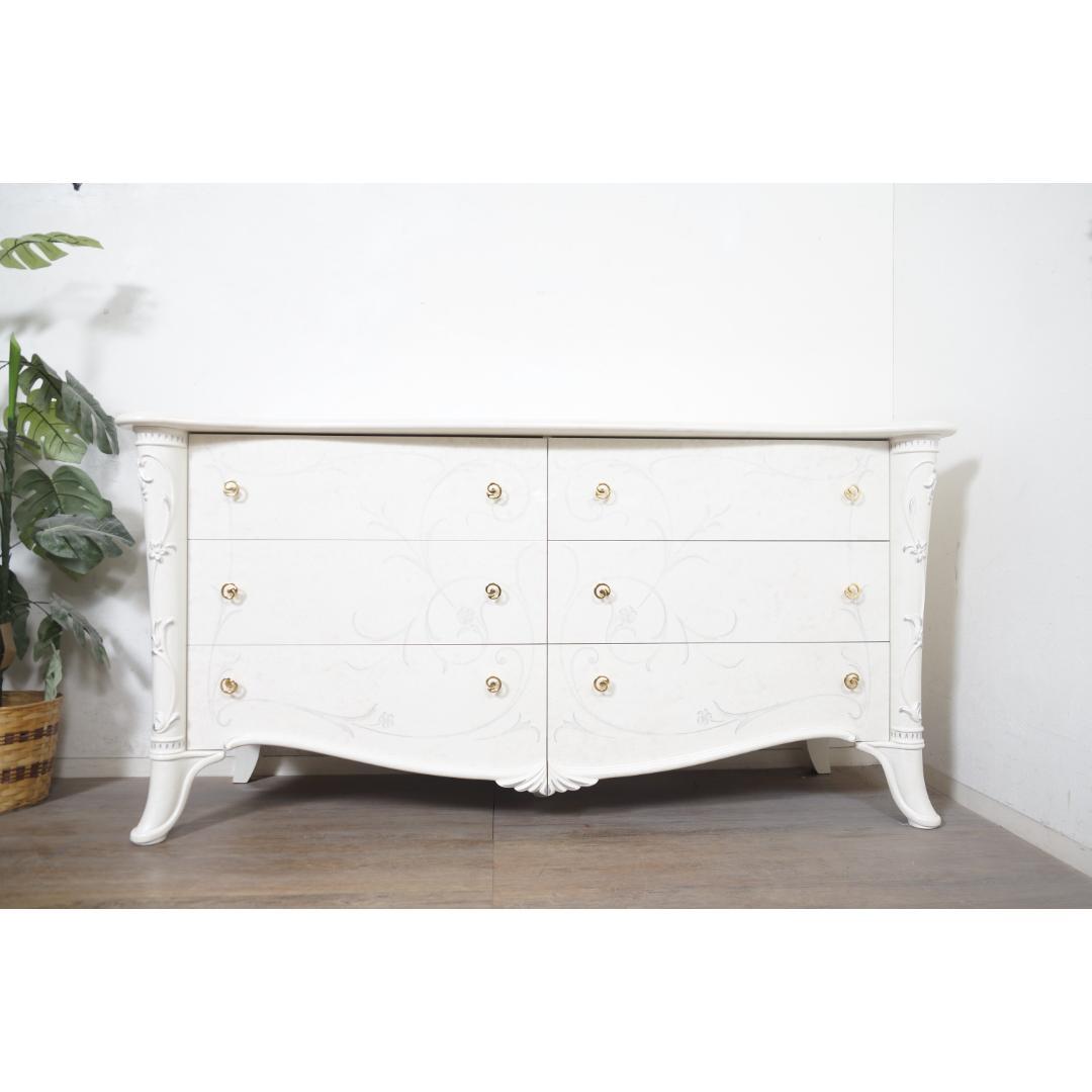 イタリア製 【新品】ジュリエッタ サルタレッリ 6Dチェスト　ホワイト