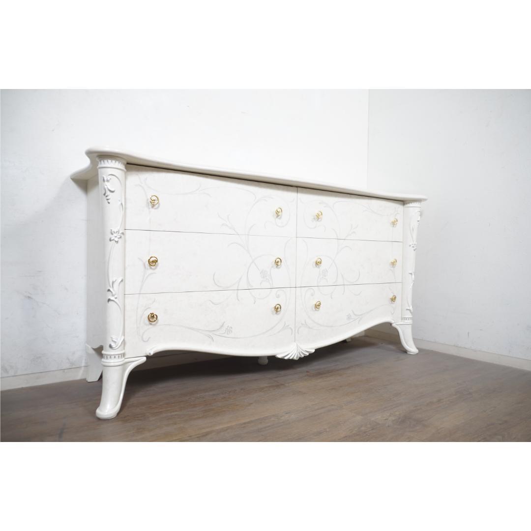 イタリア製 【新品】ジュリエッタ サルタレッリ 6Dチェスト　ホワイト