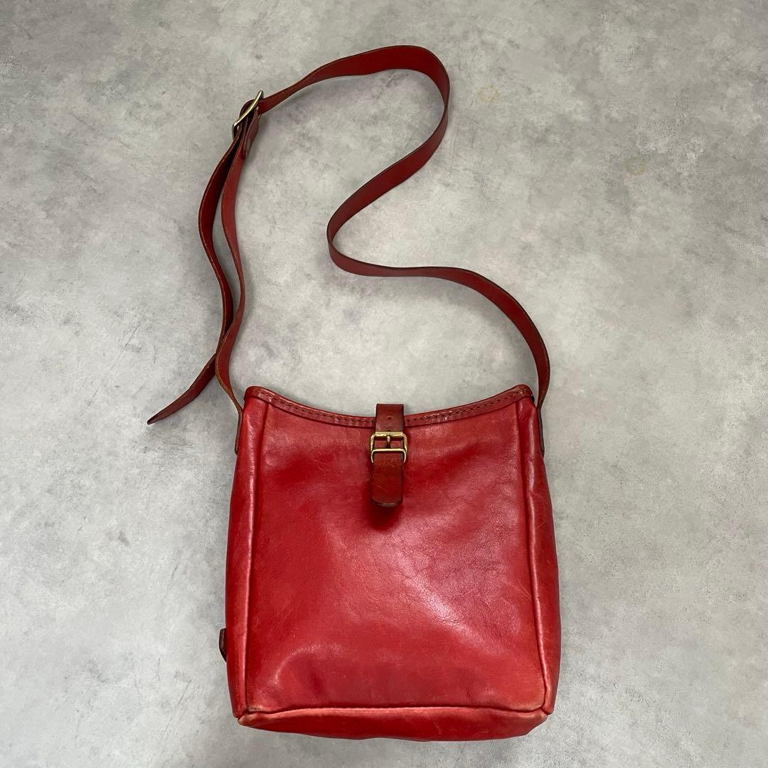 HERZ ヘルツ 気軽に使えるショルダーバッグ CK-91 レッド BU34