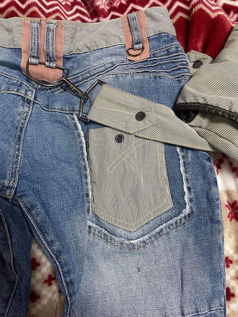 PPFM デザインポケットデニム Y2K グランジ