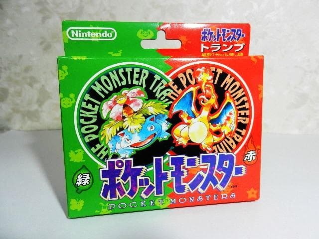 ポケモントランプ緑・赤（未使用・未開封）