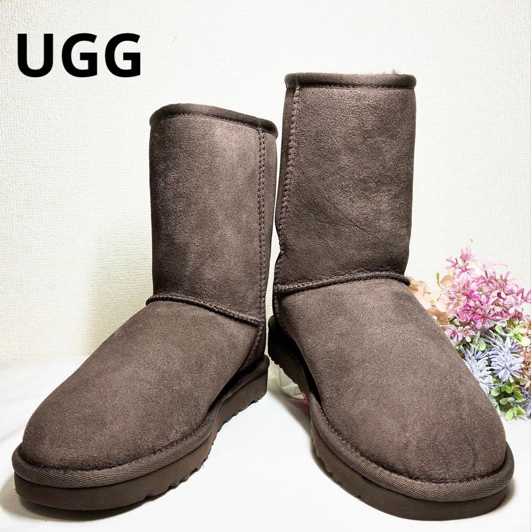 【未使用】　アグ　クラシックショート2 ムートンブーツ　ブラウン　1016223