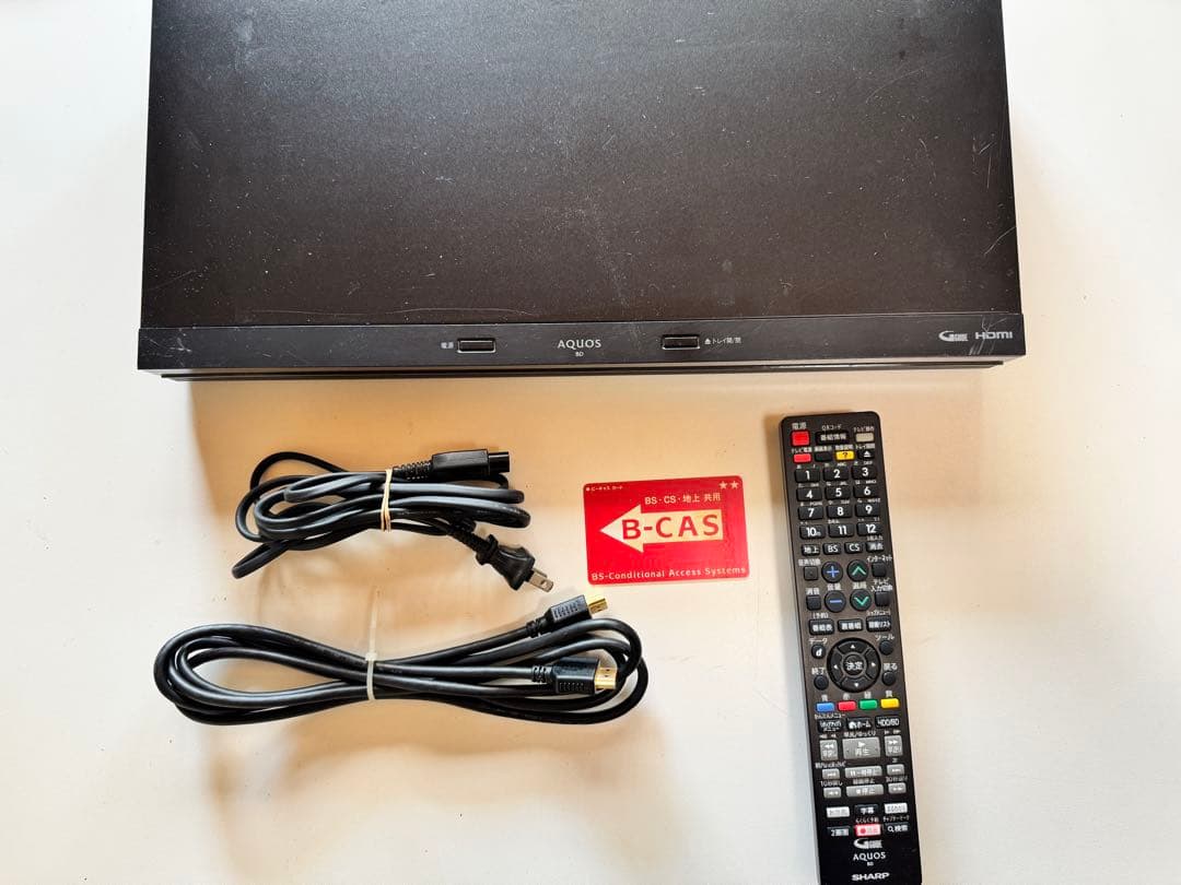AQUOS ブルーレイレコーダー BD-NW1000 2016年製