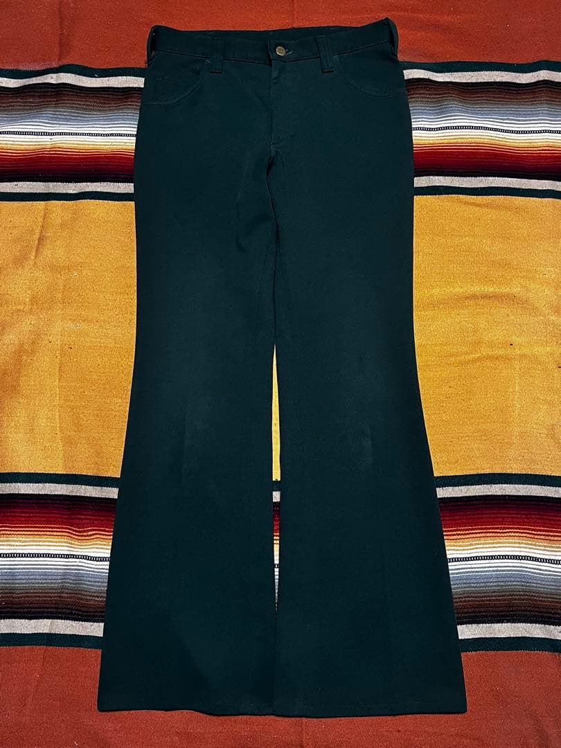 60s USA製 Lee フレアパンツ 42TALON ピスネームTM グリーン