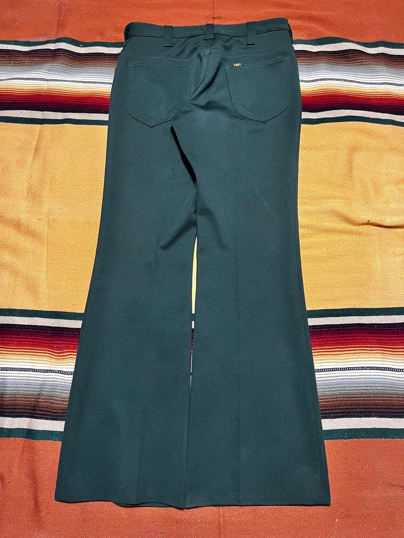 60s USA製 Lee フレアパンツ 42TALON ピスネームTM グリーン