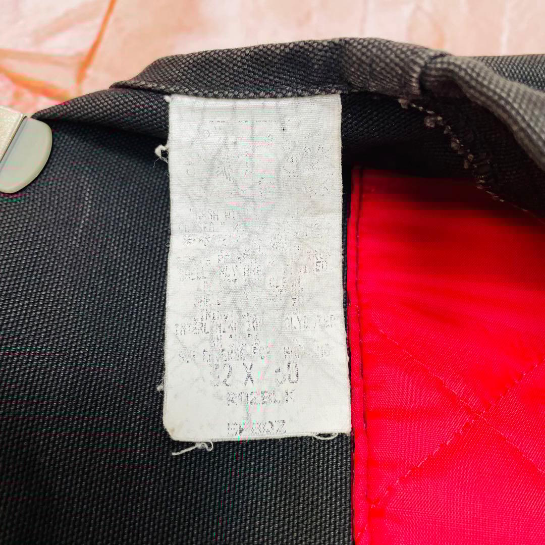 【激レア】カーハートcarhartt ダブルニーオーバーオール　80s星タグL黒