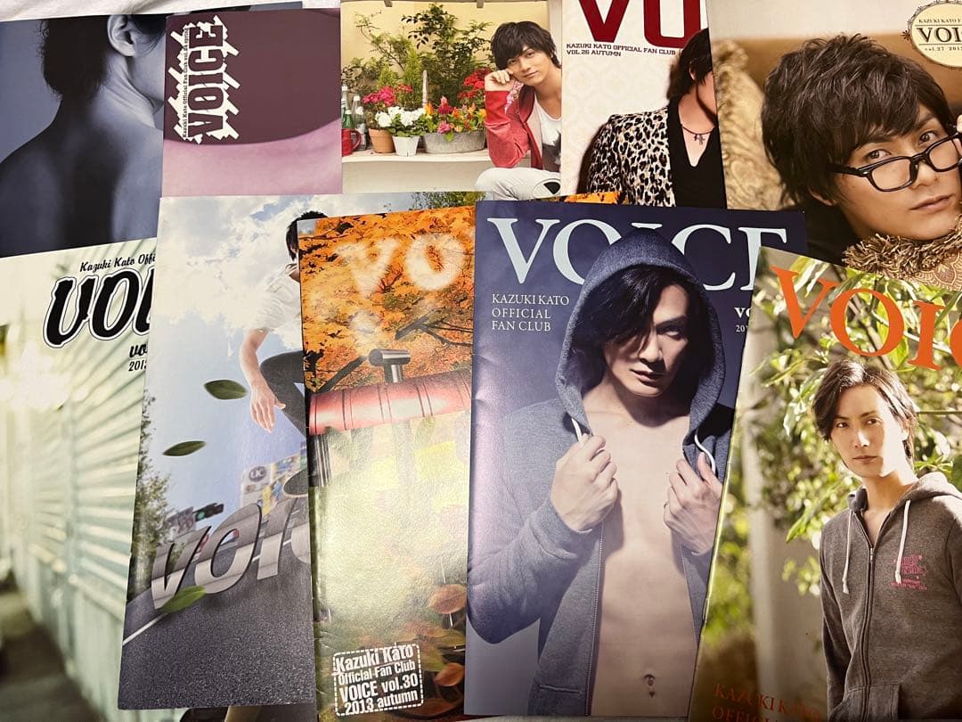 【お値下げ中】加藤和樹 vol.6〜74 会報 まとめ売り セット