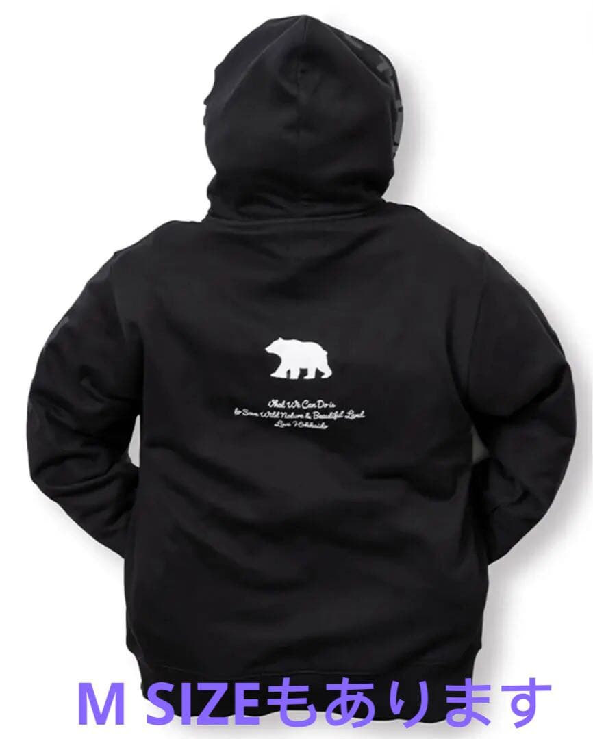 TNOC ブラック ジップアップパーカTHE HOODIE ZIPUP-YT3