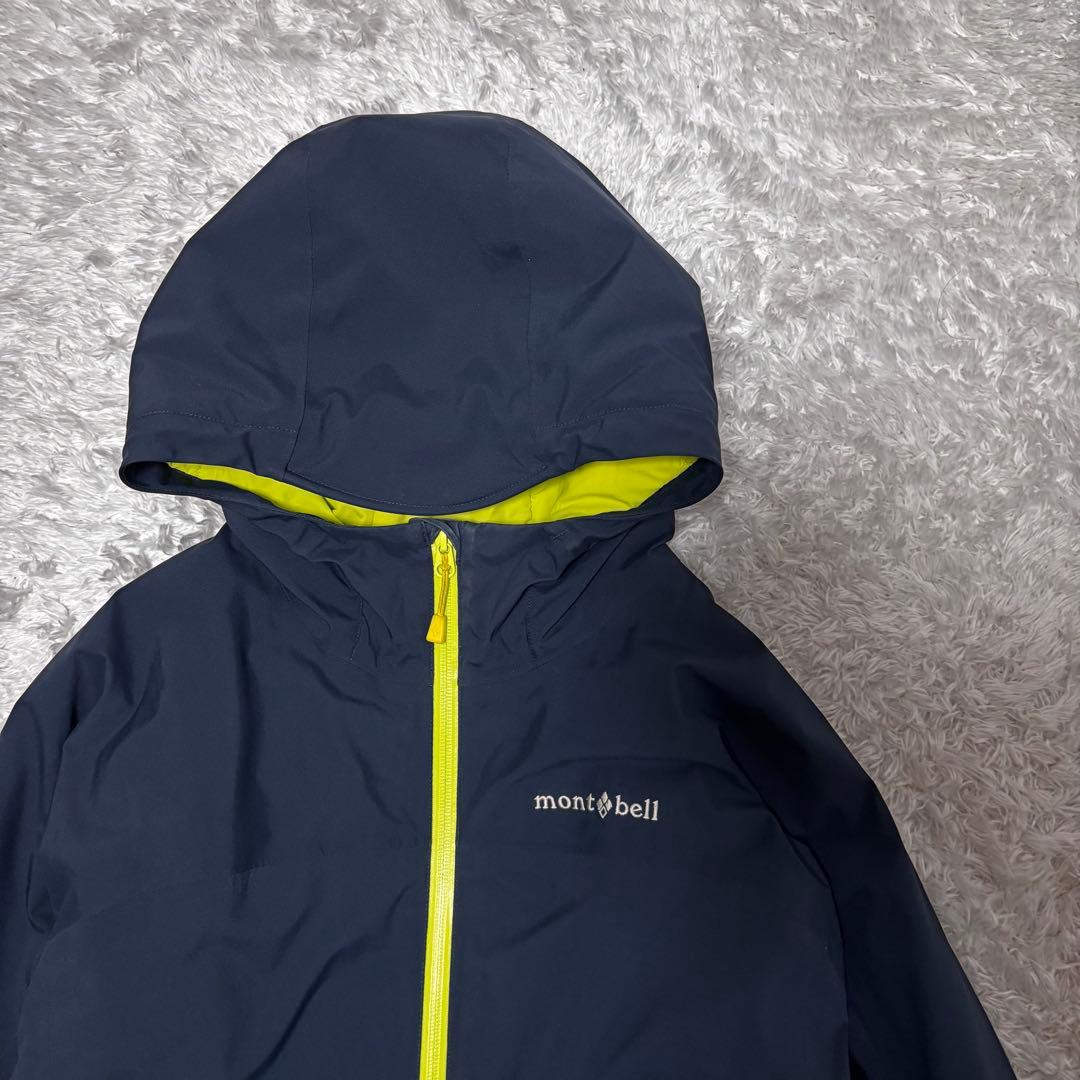 【人気モデル】モンベル パウダーステップパーカ スノージャケット キッズ 160