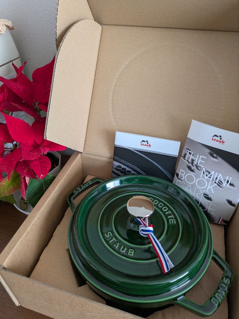 【212KITCHEN STORE購入】STAUB バジルグリーン 20cm