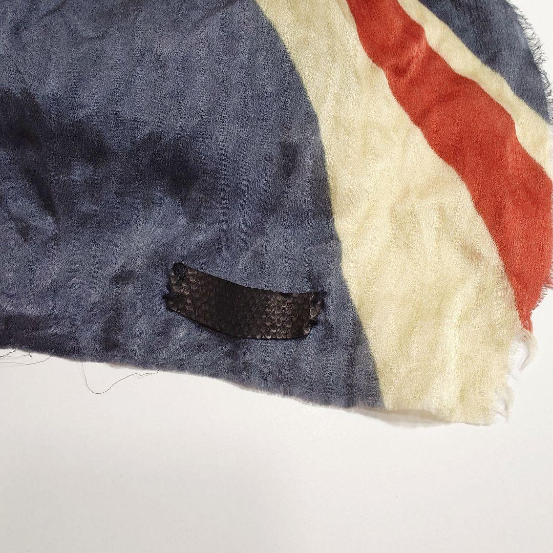 イフシックスワズナイン ストール ユニオンジャック 大判 ルグランブルー