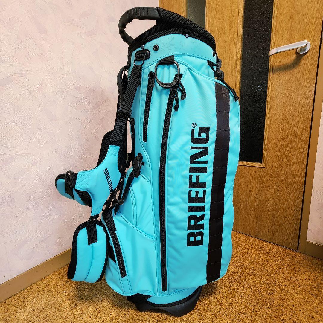 BRIEFING アクアブルー キャディバッグ CR-4 #2 9.5型