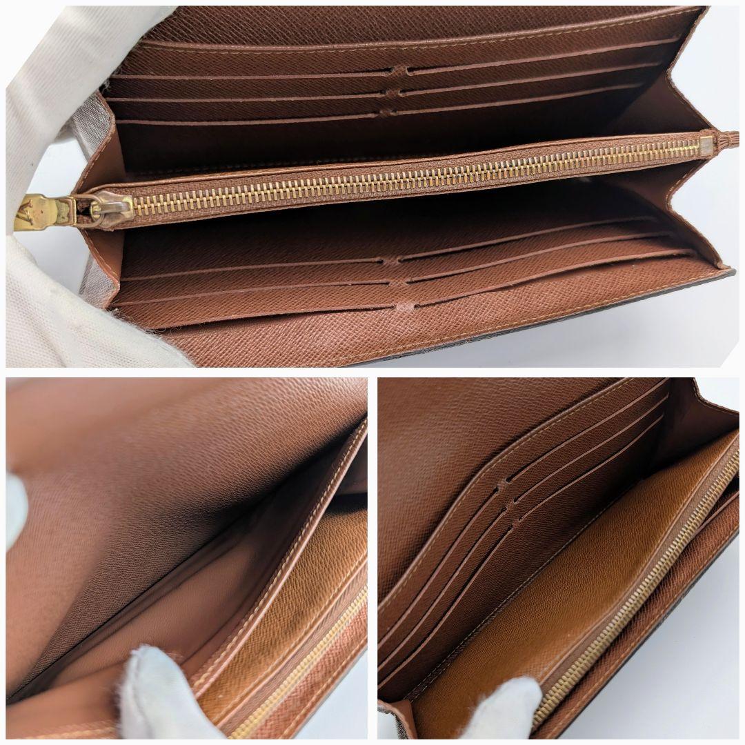 ぴーちくぱーちく　ルイヴィトン　新型　ポルトフォイユ　サラ　モノグラム