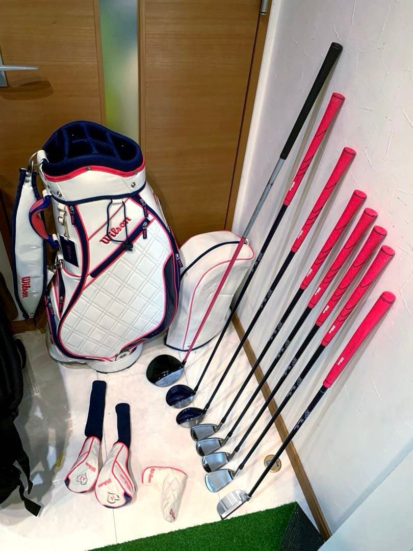 ほぼ新品未使用　ウィルソン　レディースゴルフクラブ セット　1w テーラーメイド