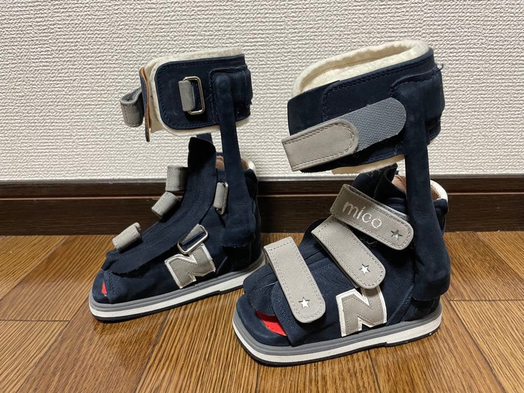 小児用 障害児 子供 短下肢装具 金属支柱 NewBalance風 ユニセックス